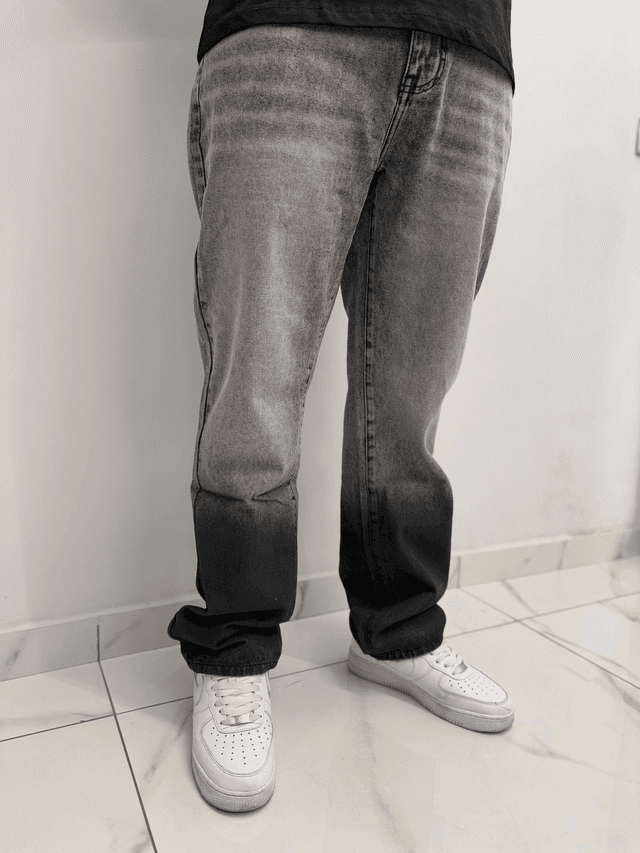 BAGGY DEGRADE&#039; GREY