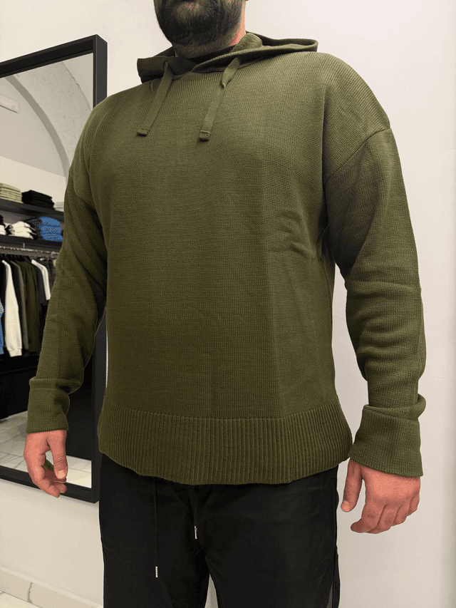 PULL CAPPUCCIO “CIANOTIC&quot;